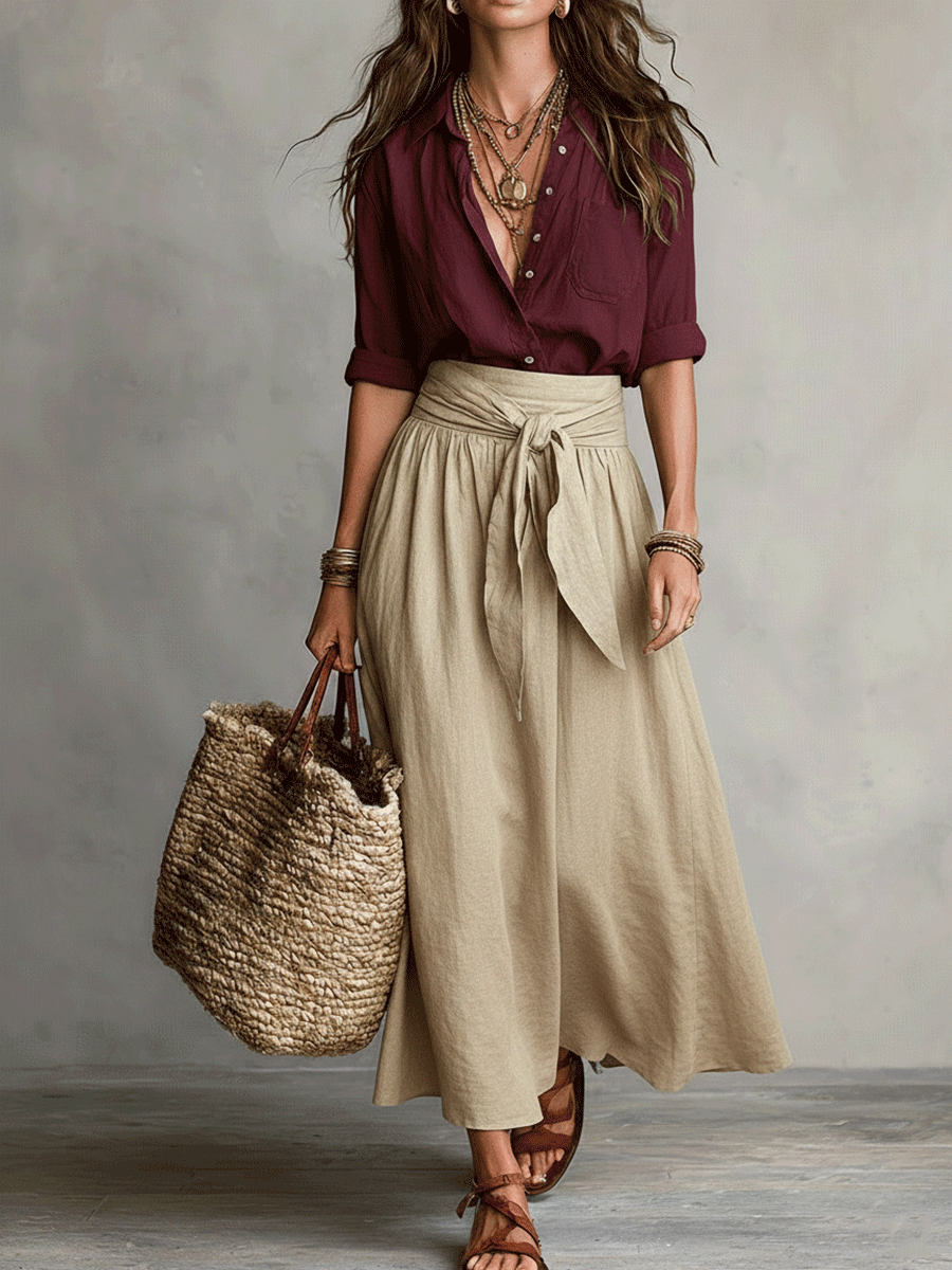 Daisy | Boho-rok met moeiteloze elegantie