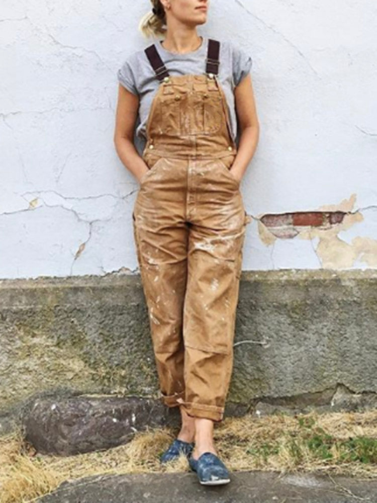 Janeth | Relaxte overall in utiliteitsstijl