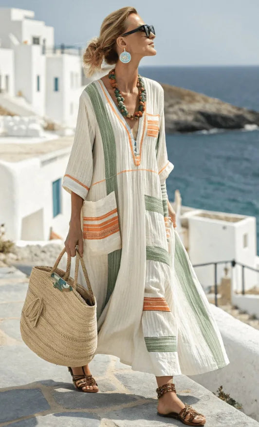 Angela | Maxi-zomerjurk