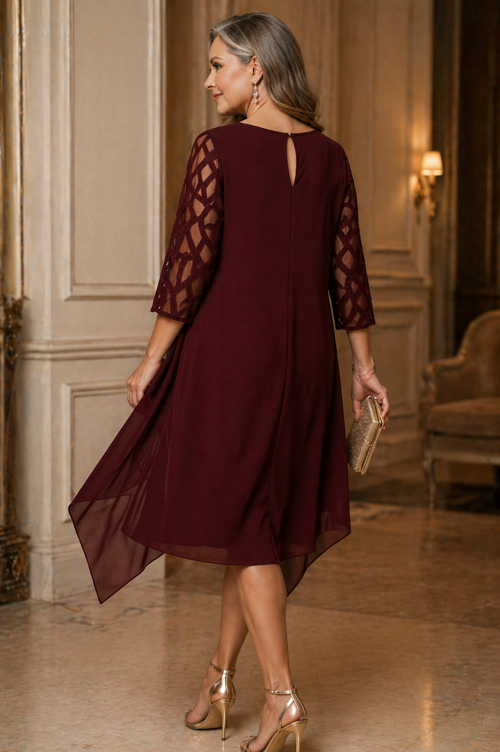 Alese | Elegante kanten jurk