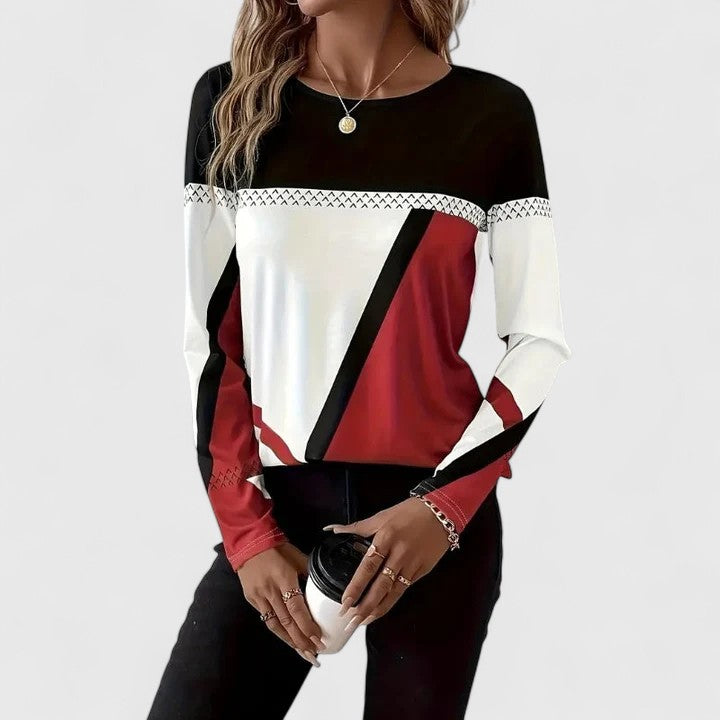Lena | Top met grafische print