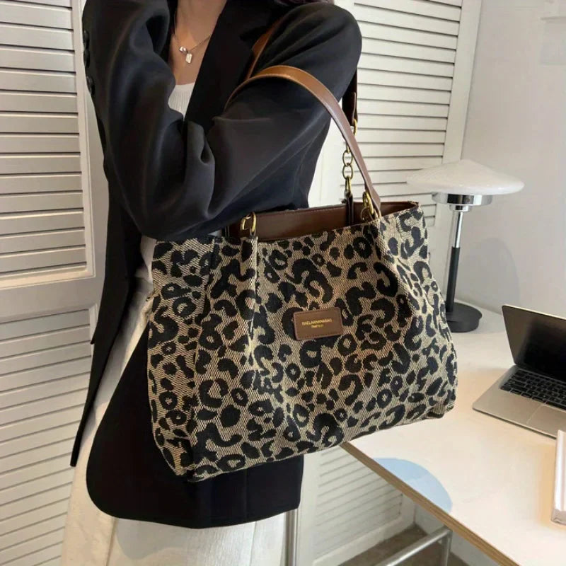 Leonora | Luipaard Charm Tote