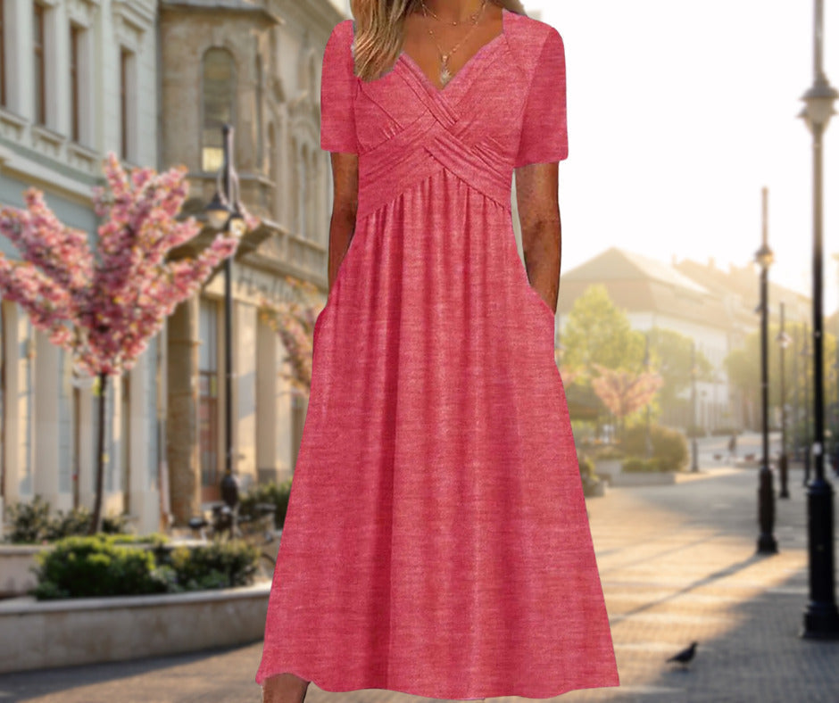 Leyla | Elegante en flatterende midi-jurk