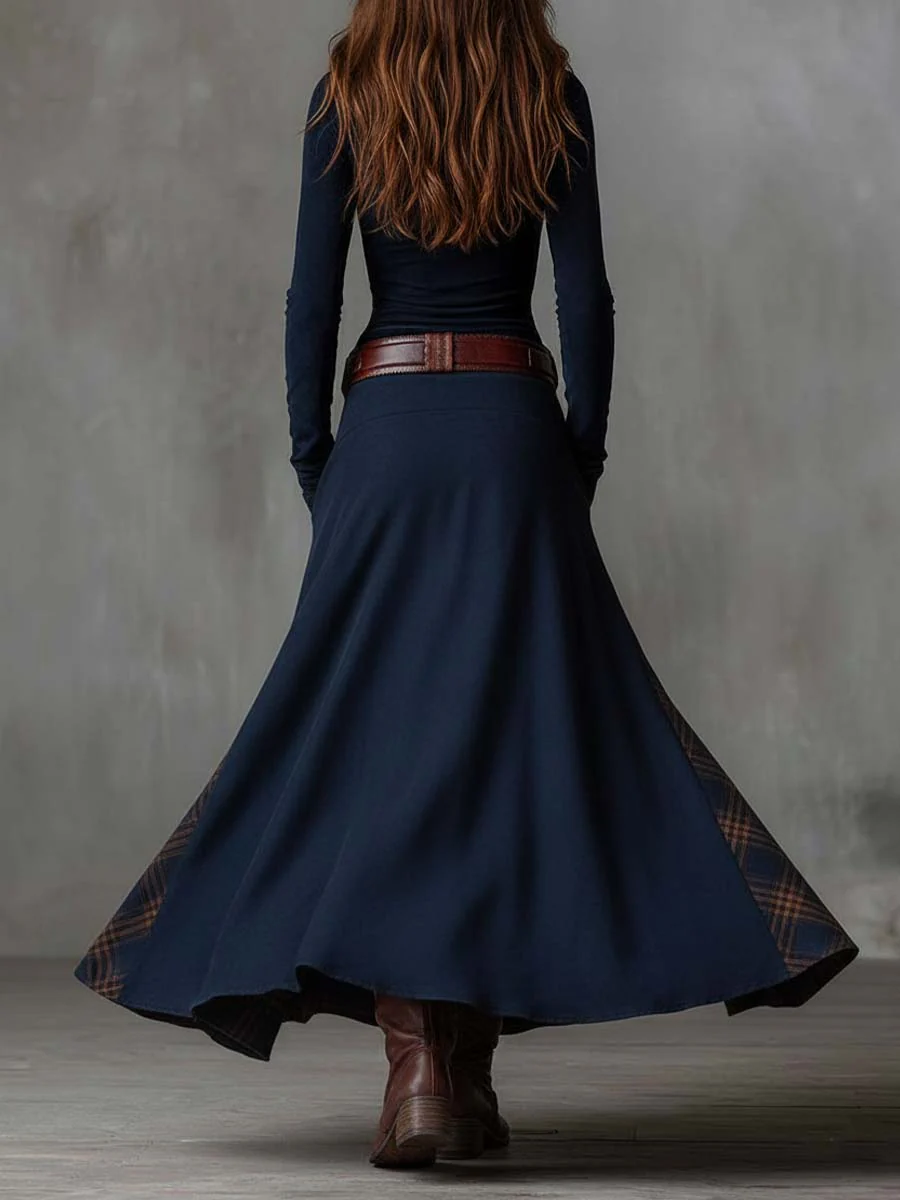 Michelle | Suède jurk met riem