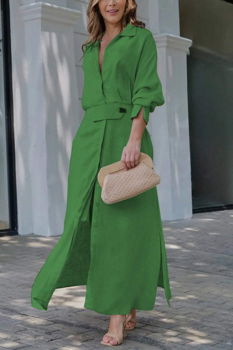 Valéria | Maxi-jurk met V-hals